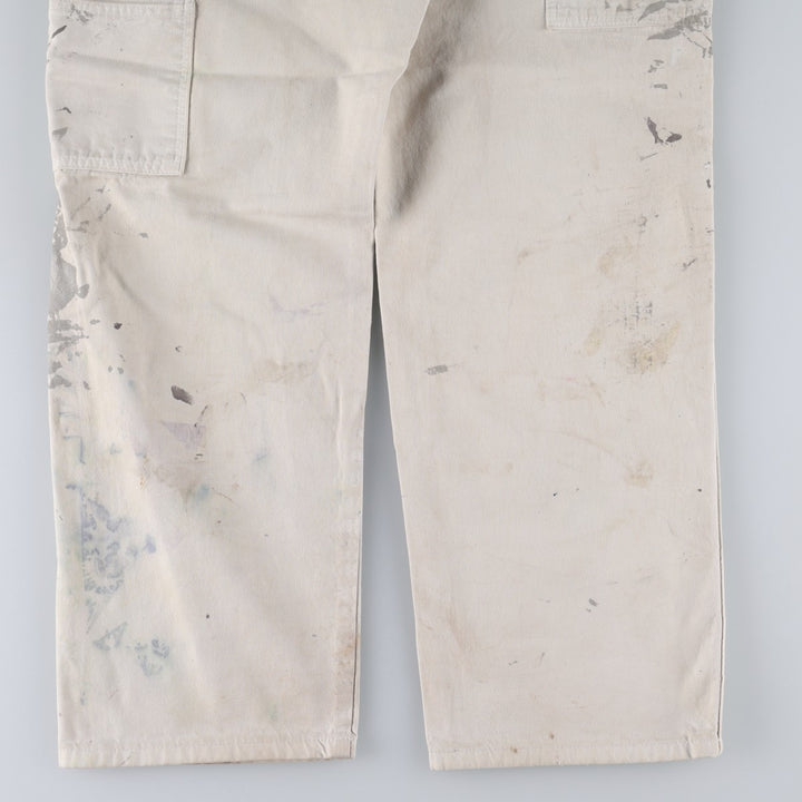 Dickies SHERWIN WILLIAMS Painter Pants for Men, W34 equivalent unclear pale white type Vintage Second Hand