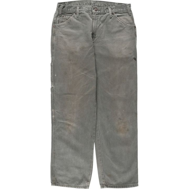 2000'S Dickies Relaxed Fit Duck Painter Pants, Men's W34 (approx.) cotton Khaki type Vintage Second Hand