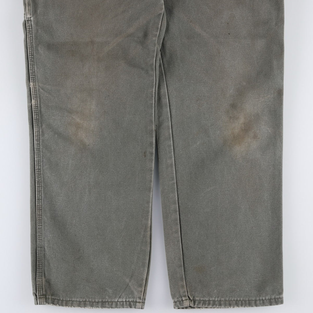 2000'S Dickies Relaxed Fit Duck Painter Pants, Men's W34 (approx.) cotton Khaki type Vintage Second Hand