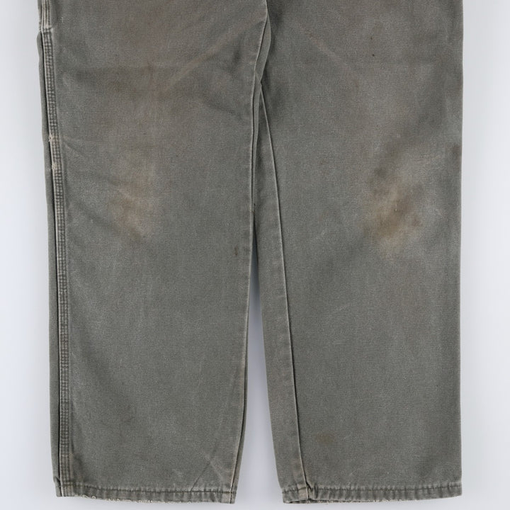 2000'S Dickies Relaxed Fit Duck Painter Pants, Men's W34 (approx.) cotton Khaki type Vintage Second Hand