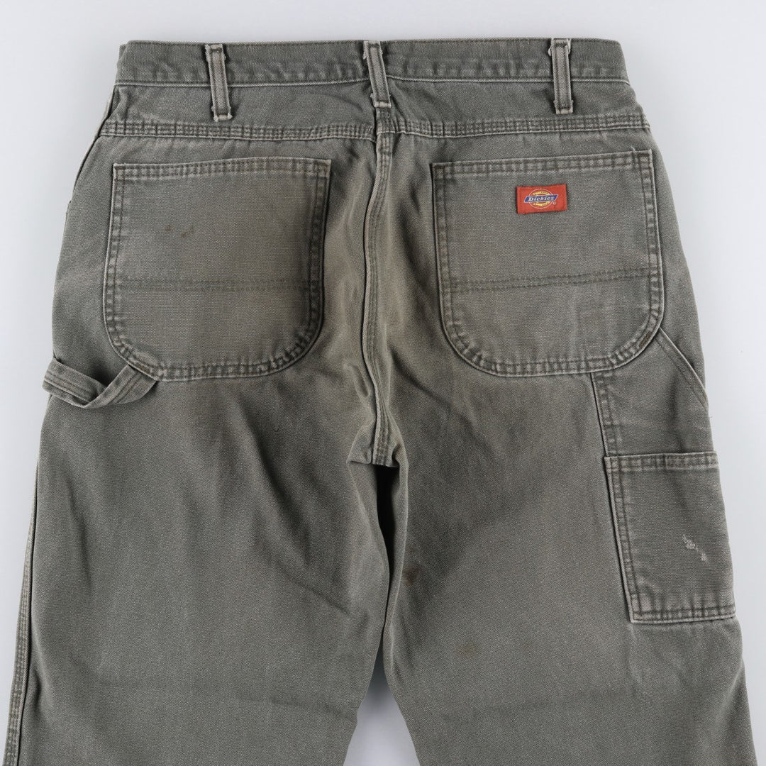 2000'S Dickies Relaxed Fit Duck Painter Pants, Men's W34 (approx.) cotton Khaki type Vintage Second Hand