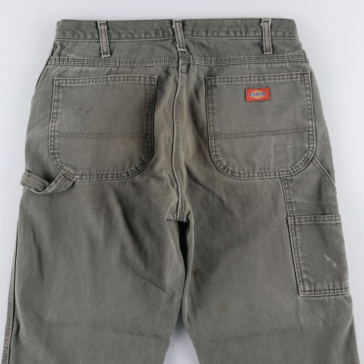 2000'S Dickies Relaxed Fit Duck Painter Pants, Men's W34 (approx.) cotton Khaki type Vintage Second Hand