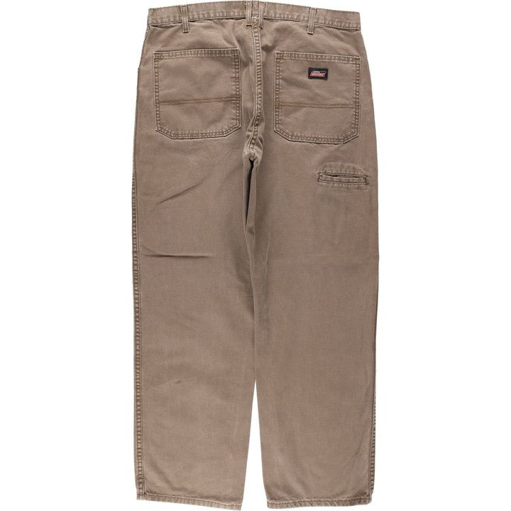 Dickies Duck Work Pants Men's W36 cotton brown type Vintage Second Hand
