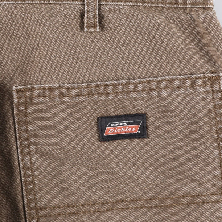 Dickies Duck Work Pants Men's W36 cotton brown type Vintage Second Hand