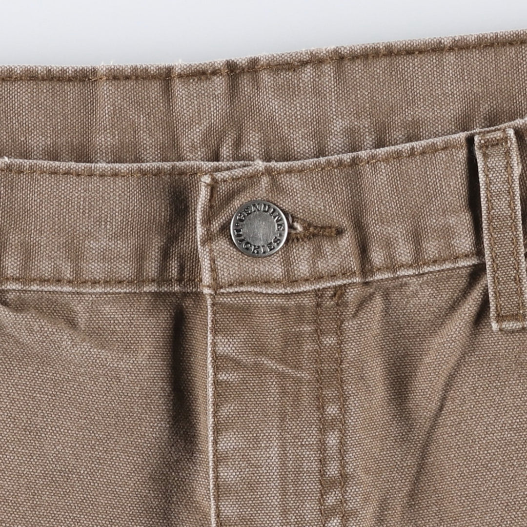 Dickies Duck Work Pants Men's W36 cotton brown type Vintage Second Hand