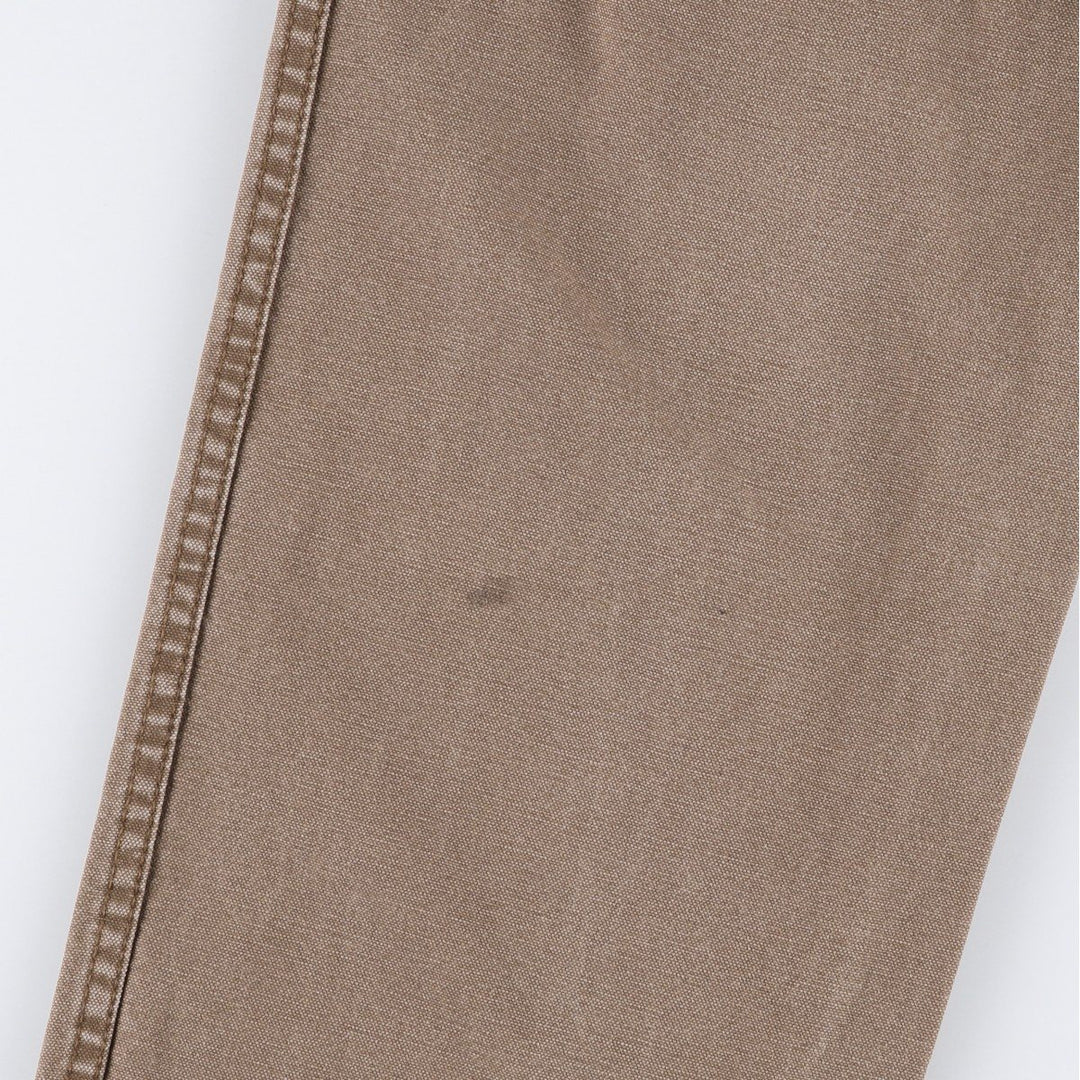 Dickies Duck Work Pants Men's W36 cotton brown type Vintage Second Hand