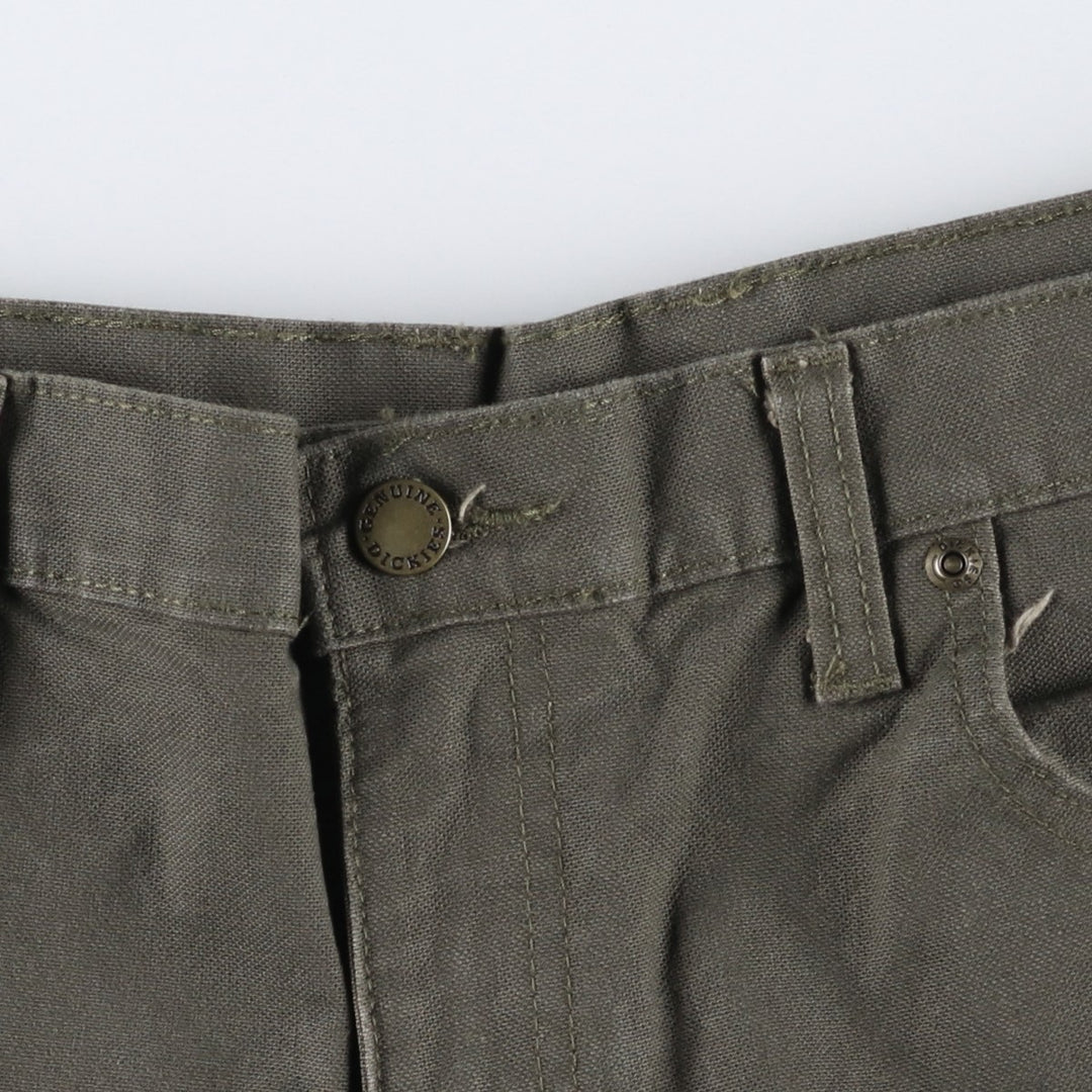 Dickies Duck Painter Pants Men's W34 equivalent cotton Khaki type Vintage Second Hand