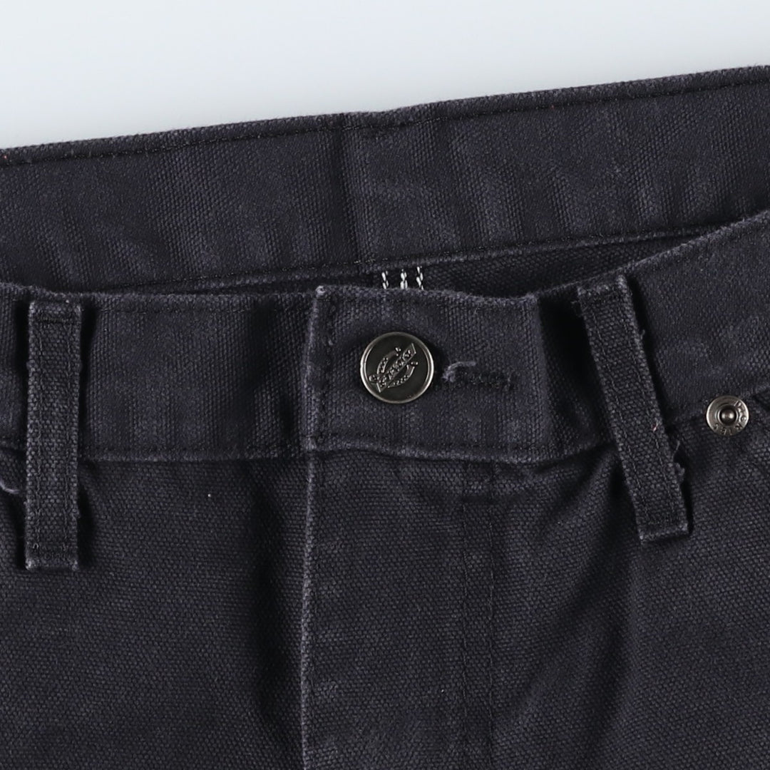 Dickies Duck Painter Pants Men's W34 equivalent cotton black type Vintage Second Hand