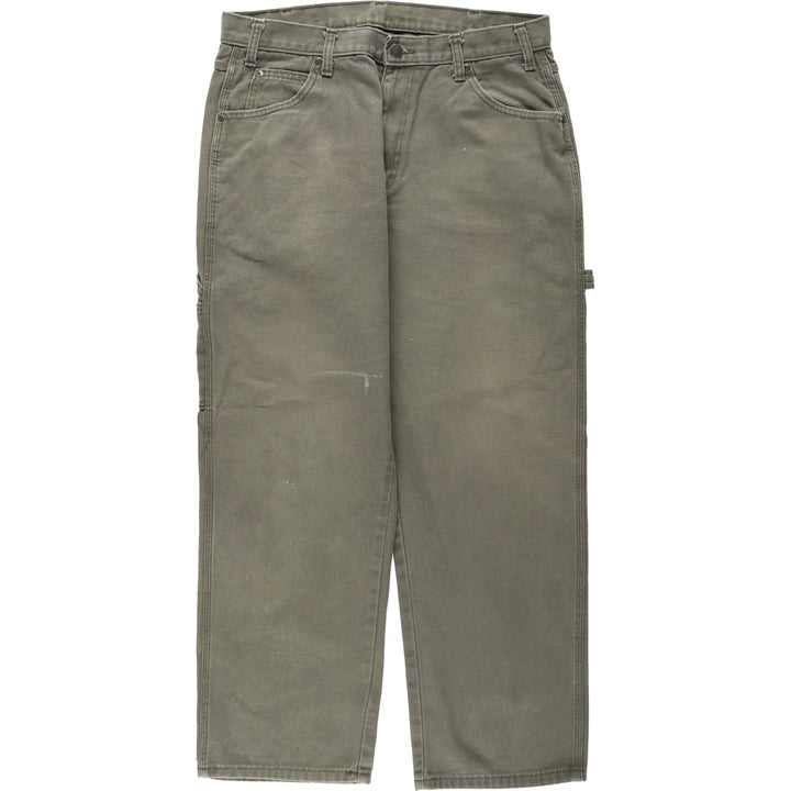 Dickies Duck Painter Pants Men's W34 equivalent cotton Khaki type Vintage Second Hand
