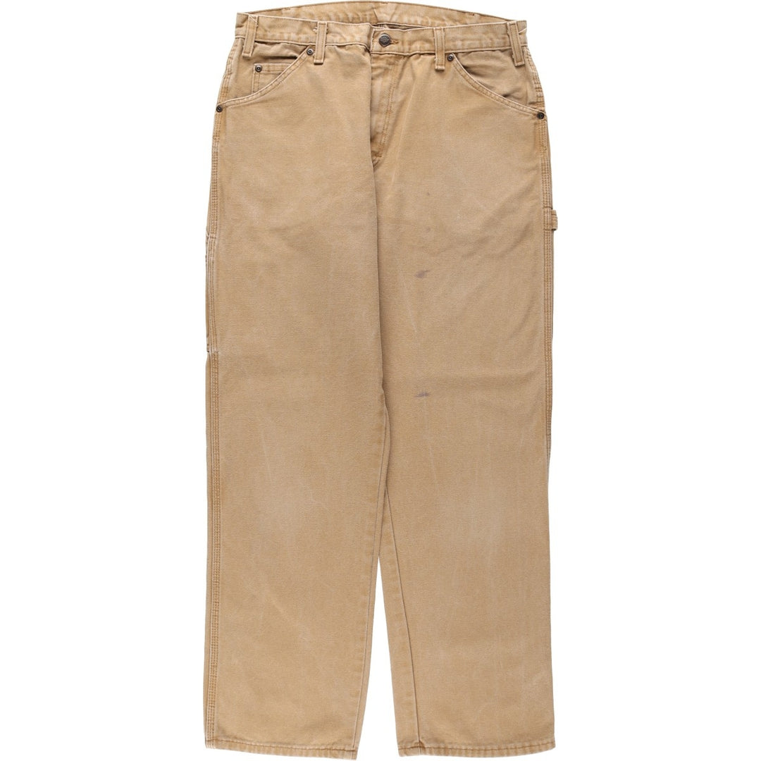 Dickies Relaxed Fit Duck Painter Pants Men's W34 equivalent cotton Beige type Vintage Second Hand