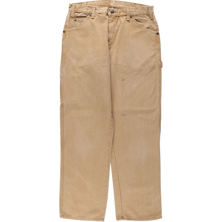 Dickies Relaxed Fit Duck Painter Pants Men's W34 equivalent cotton Beige type Vintage Second Hand
