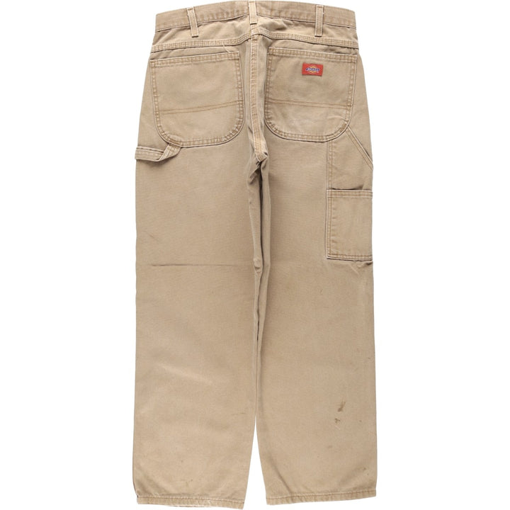 Dickies Relaxed Fit Duck Painter Pants, Men's, W35 equivalent cotton Beige type Vintage Second Hand