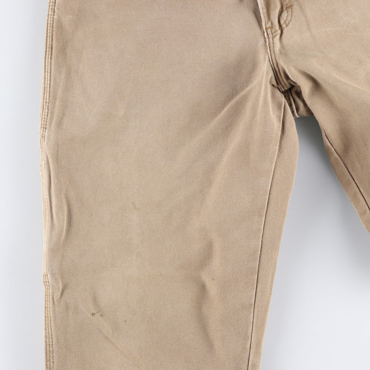 Dickies Relaxed Fit Duck Painter Pants, Men's, W35 equivalent cotton Beige type Vintage Second Hand