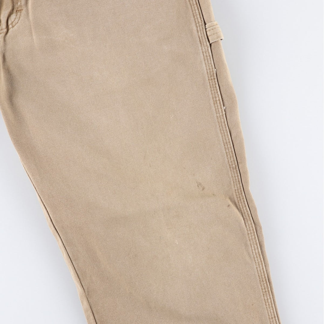 Dickies Relaxed Fit Duck Painter Pants, Men's, W35 equivalent cotton Beige type Vintage Second Hand