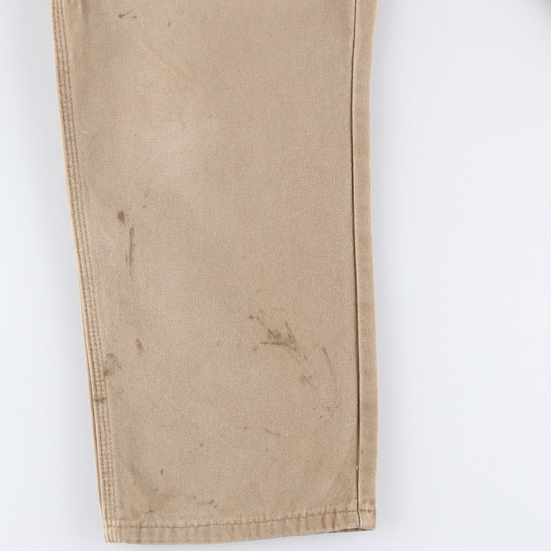 Dickies Relaxed Fit Duck Painter Pants, Men's, W35 equivalent cotton Beige type Vintage Second Hand