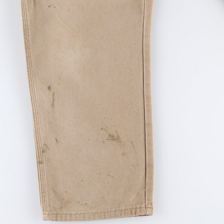 Dickies Relaxed Fit Duck Painter Pants, Men's, W35 equivalent cotton Beige type Vintage Second Hand