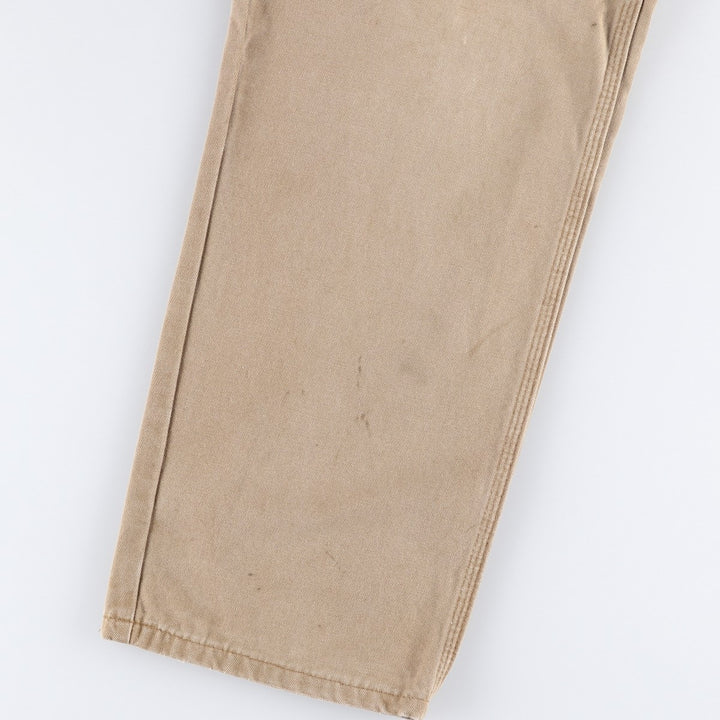 Dickies Relaxed Fit Duck Painter Pants, Men's, W35 equivalent cotton Beige type Vintage Second Hand