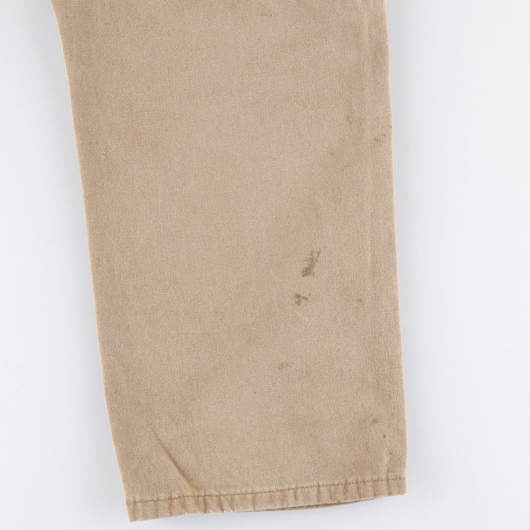 Dickies Relaxed Fit Duck Painter Pants, Men's, W35 equivalent cotton Beige type Vintage Second Hand