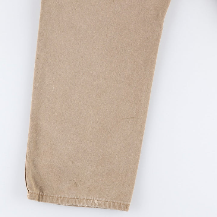 Dickies Relaxed Fit Duck Painter Pants, Men's, W35 equivalent cotton Beige type Vintage Second Hand