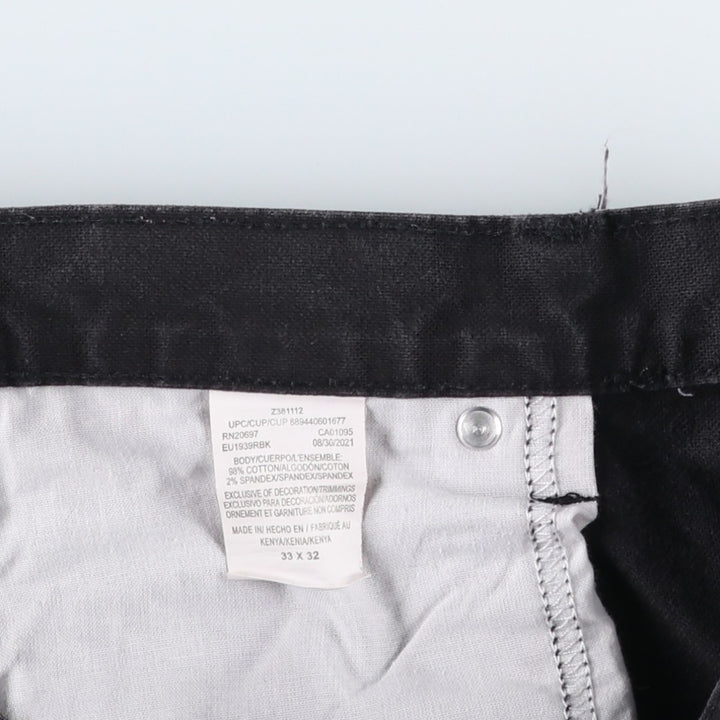 Dickies Duck Painter Pants Men's W35 equivalent cotton black type Vintage Second Hand