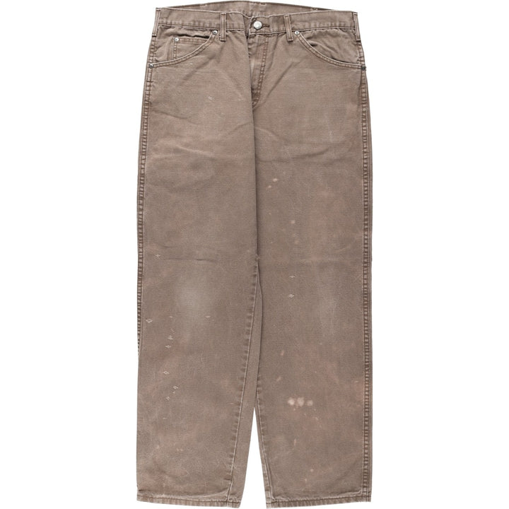 Dickies Duck Painter Pants Men's W34 equivalent cotton brown type Vintage Second Hand