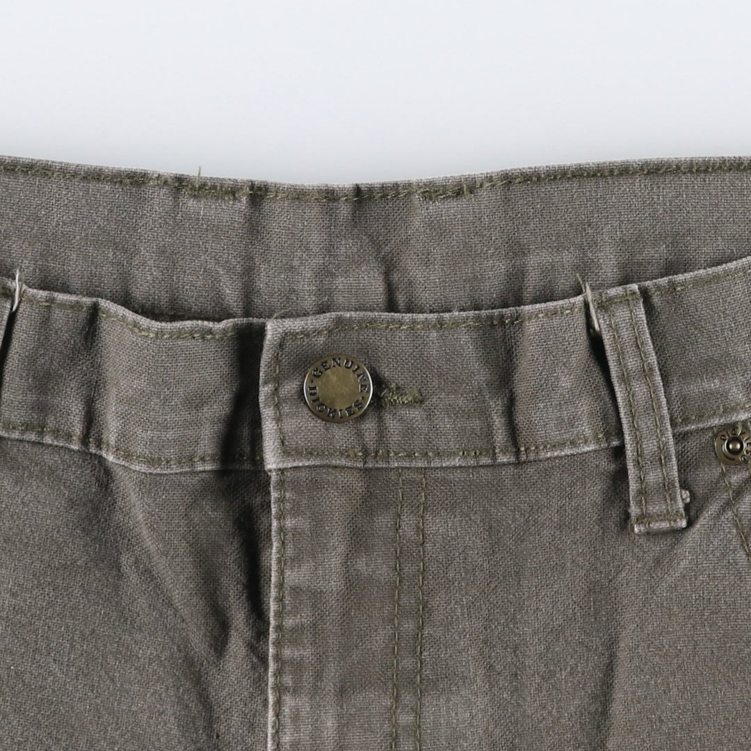 Dickies Duck Painter Pants Men's W34 equivalent cotton Khaki type Vintage Second Hand