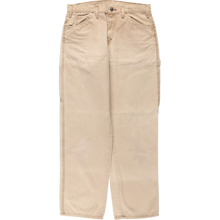 Dickies Duck Painter Pants Men's W33 equivalent cotton Beige type Vintage Second Hand