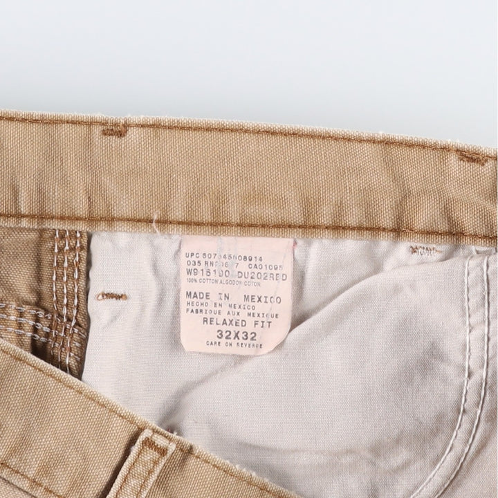 Dickies Duck Painter Pants Men's W33 equivalent cotton Beige type Vintage Second Hand