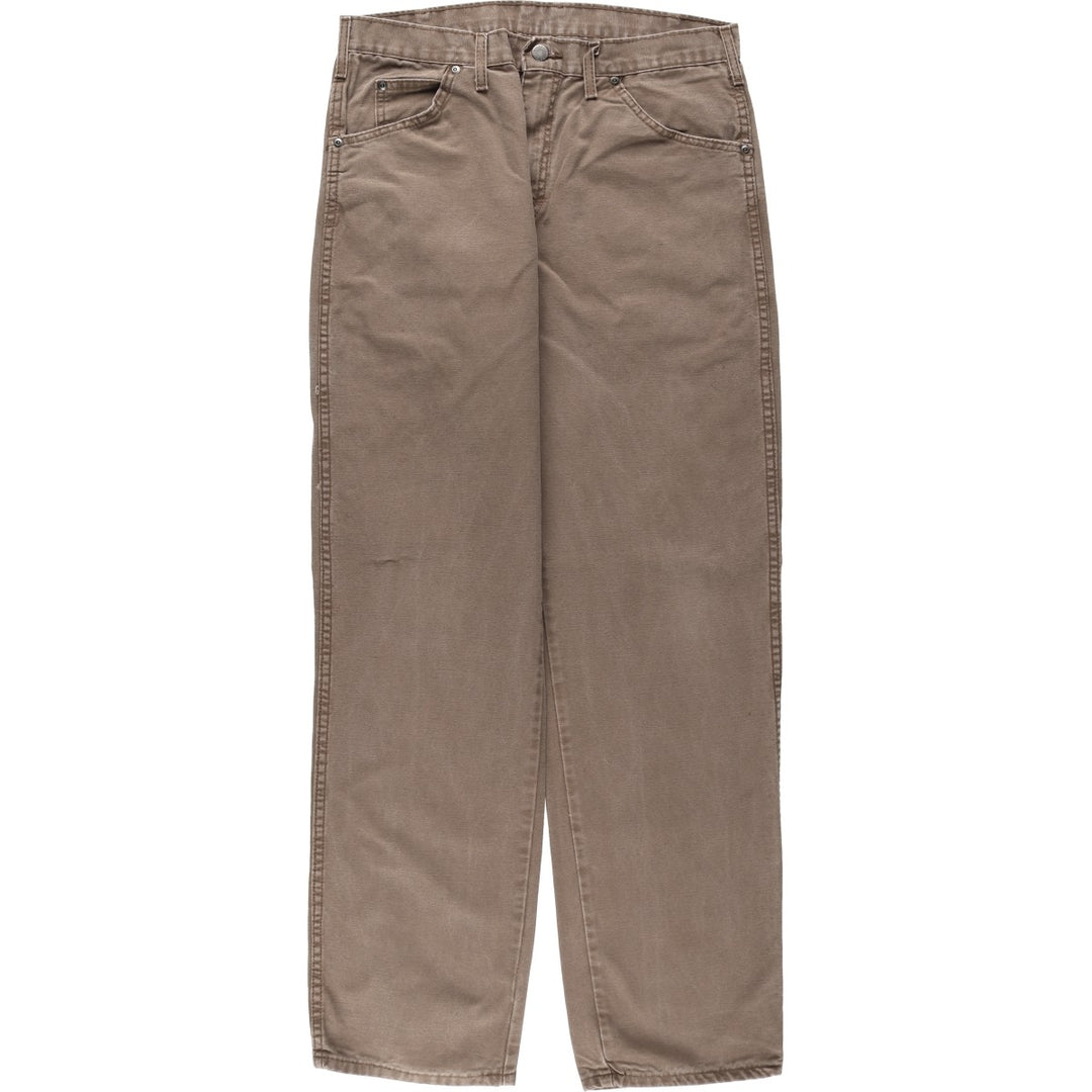 Dickies Duck Work Pants Men's W34 cotton brown type Vintage Second Hand