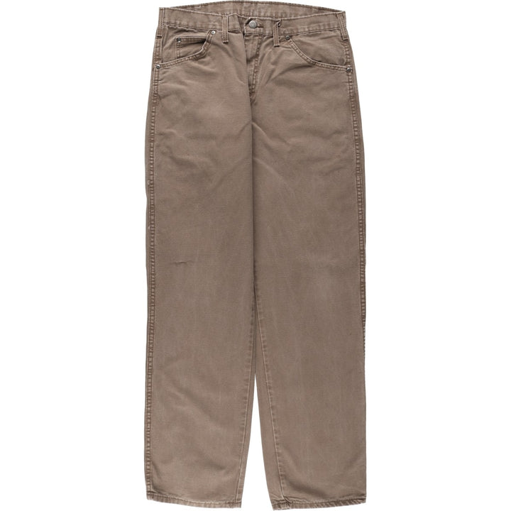Dickies Duck Work Pants Men's W34 cotton brown type Vintage Second Hand