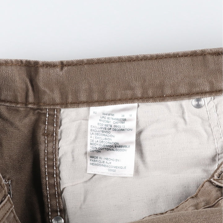 Dickies Duck Work Pants Men's W34 cotton brown type Vintage Second Hand