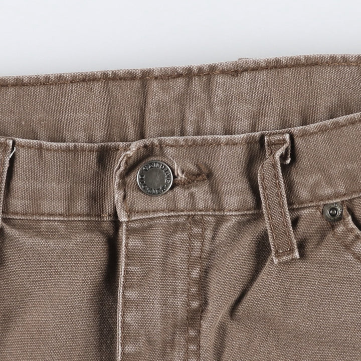 Dickies Duck Work Pants Men's W34 cotton brown type Vintage Second Hand