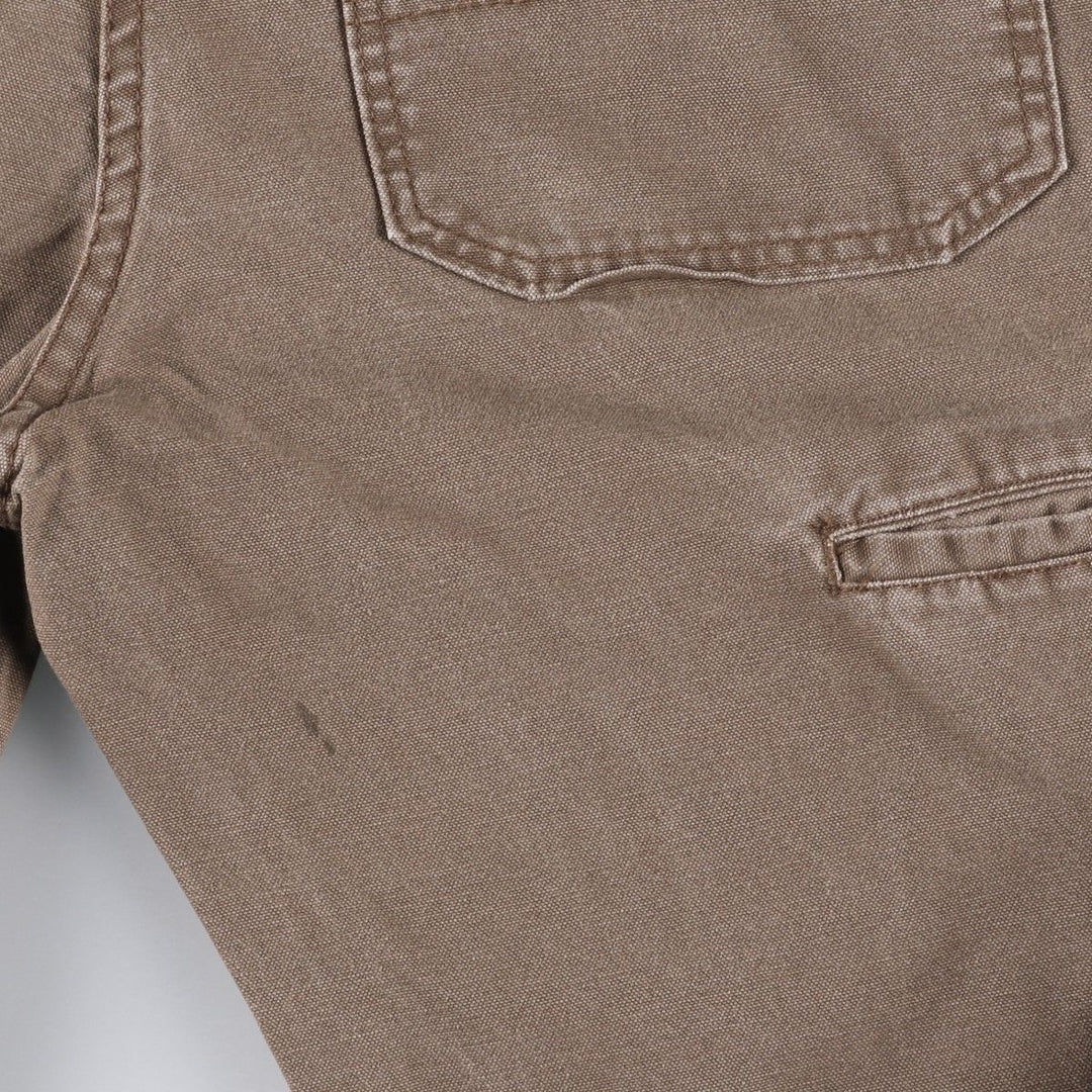 Dickies Duck Work Pants Men's W34 cotton brown type Vintage Second Hand