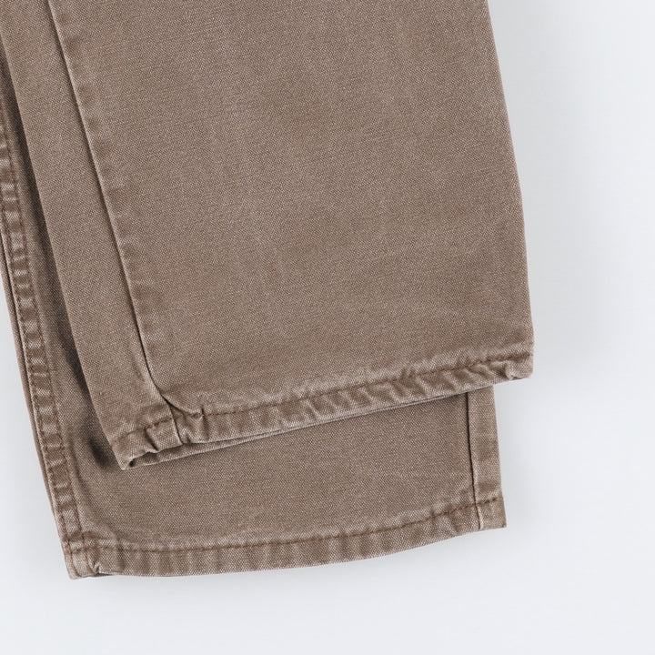 Dickies Duck Work Pants Men's W34 cotton brown type Vintage Second Hand