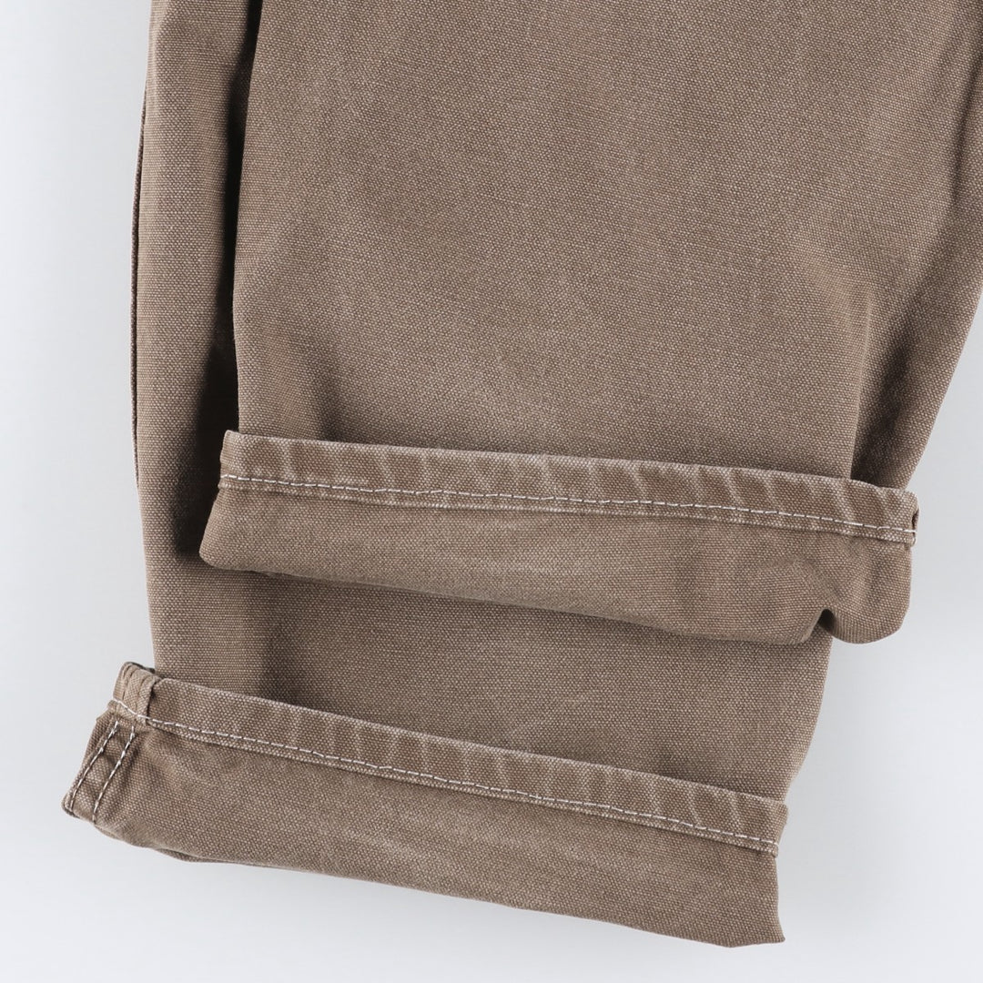 Dickies Duck Work Pants Men's W34 cotton brown type Vintage Second Hand