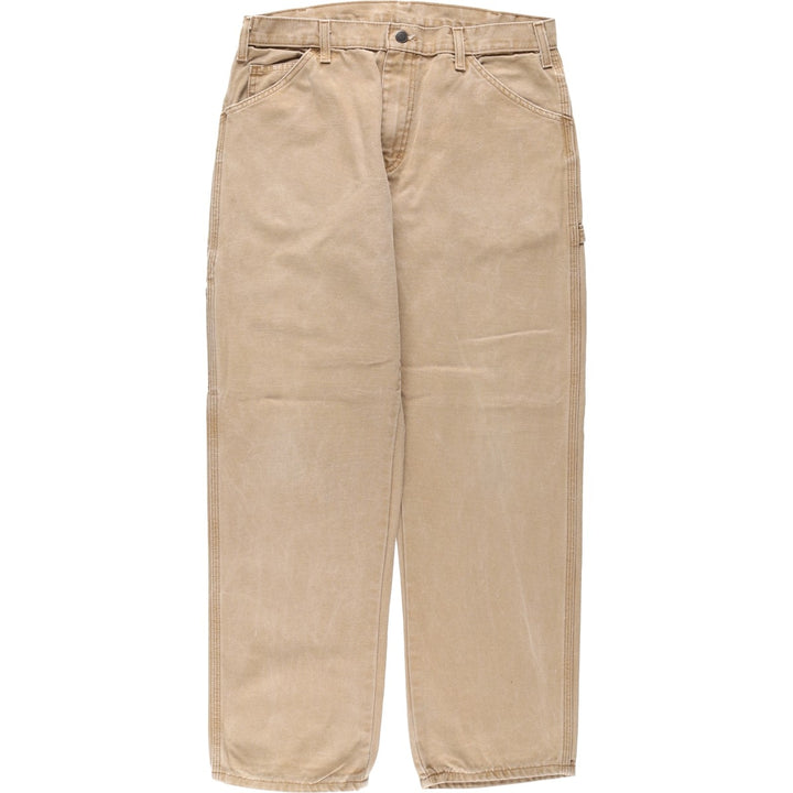 2000'S Dickies Relaxed Fit Duck Painter Pants, Men's W34 (approx.) cotton brown type Vintage Second Hand