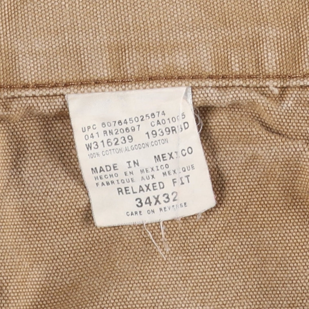 2000'S Dickies Relaxed Fit Duck Painter Pants, Men's W34 (approx.) cotton brown type Vintage Second Hand