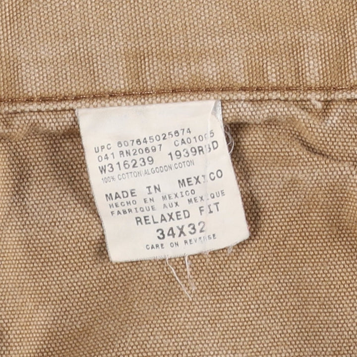 2000'S Dickies Relaxed Fit Duck Painter Pants, Men's W34 (approx.) cotton brown type Vintage Second Hand