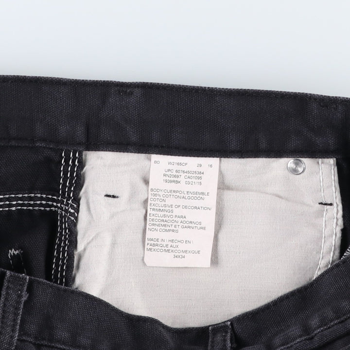 Dickies Duck Painter Pants Men's W36 cotton black type Vintage Second Hand