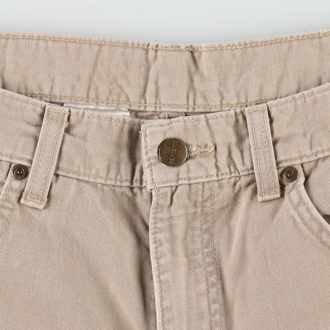 Carhartt Loose Original Fit Duck Work Pants, Men's W34 (approx.) cotton Beige type Vintage Second Hand