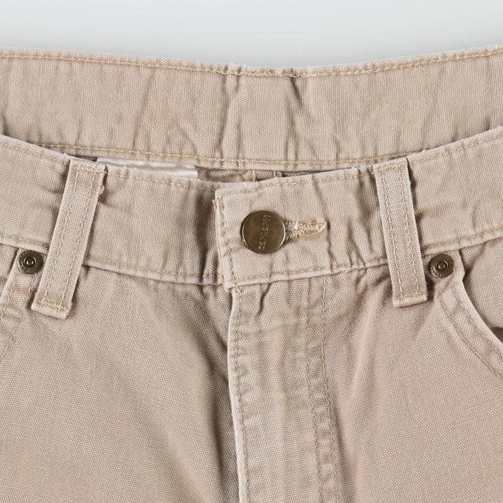 Carhartt Loose Original Fit Duck Work Pants, Men's W34 (approx.) cotton Beige type Vintage Second Hand