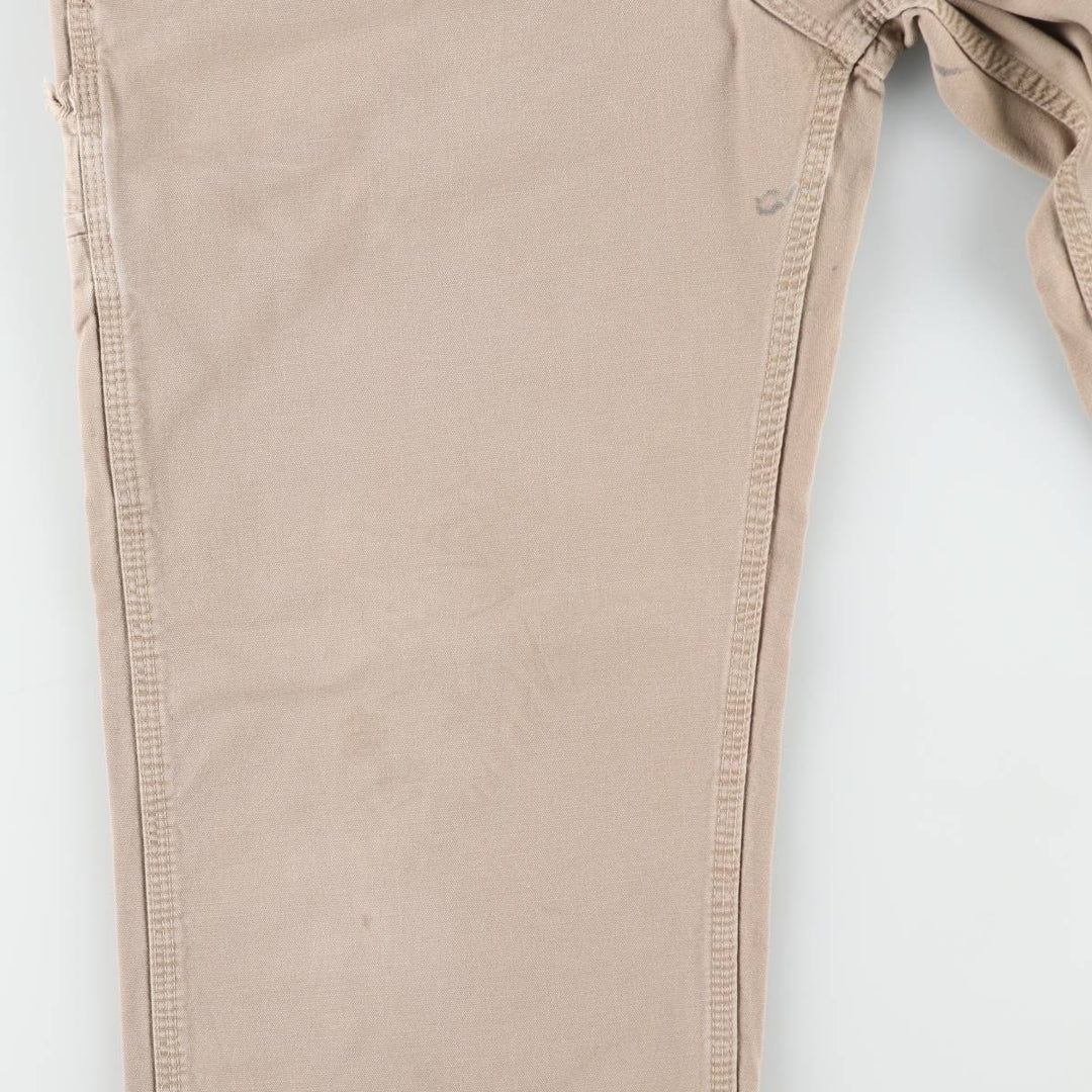 Carhartt Loose Original Fit Duck Work Pants, Men's W34 (approx.) cotton Beige type Vintage Second Hand