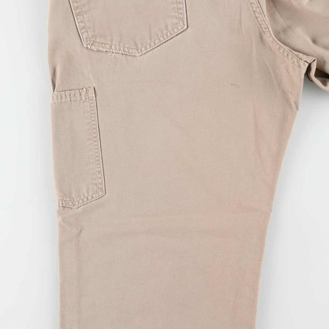 Carhartt Loose Original Fit Duck Work Pants, Men's W34 (approx.) cotton Beige type Vintage Second Hand