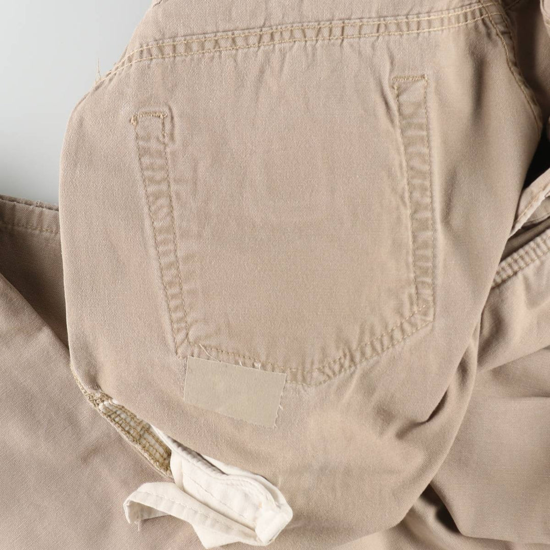 Carhartt Loose Original Fit Duck Work Pants, Men's W34 (approx.) cotton Beige type Vintage Second Hand