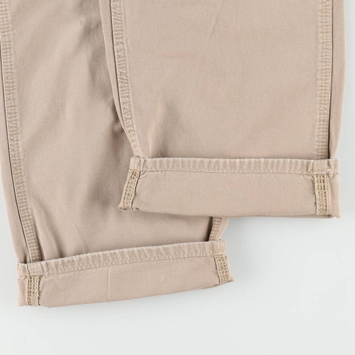 Carhartt Loose Original Fit Duck Work Pants, Men's W34 (approx.) cotton Beige type Vintage Second Hand