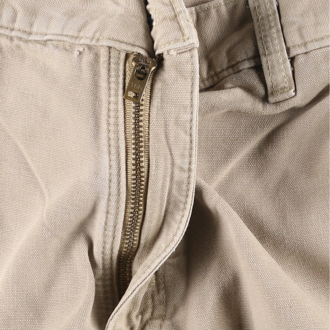 Carhartt Dungaree Fit Duck Work Pants, Men's, Size 34 cotton Beige type Vintage Second Hand