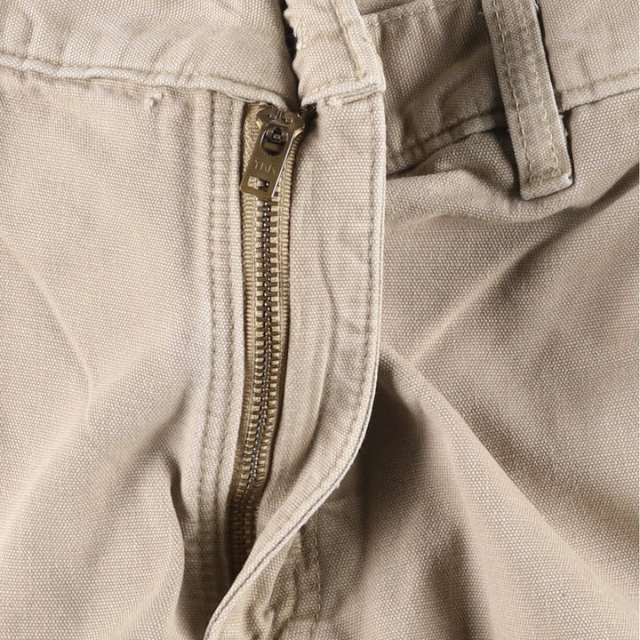 Carhartt Dungaree Fit Duck Work Pants, Men's, Size 34 cotton Beige type Vintage Second Hand