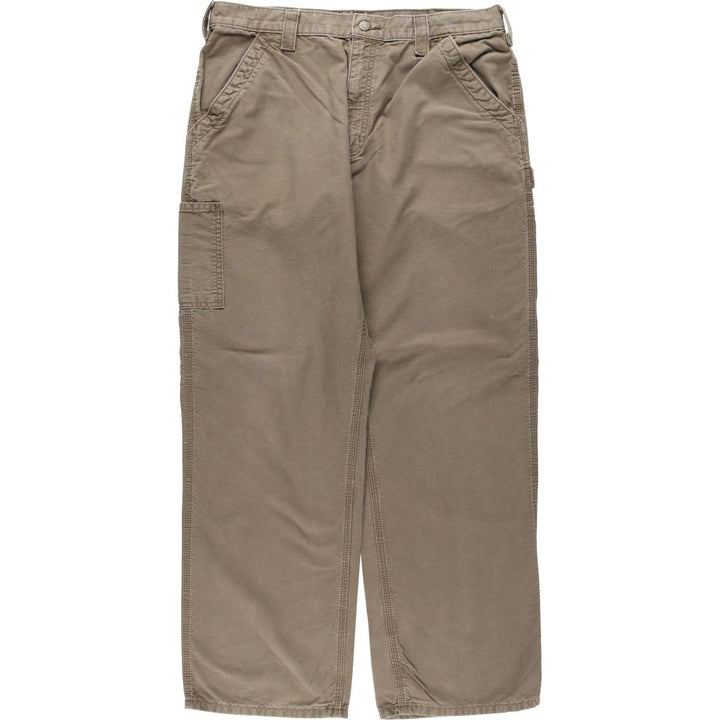 Carhartt Duck Painter Pants, Men's, W36 equivalent unclear Khaki type brown Vintage Second Hand