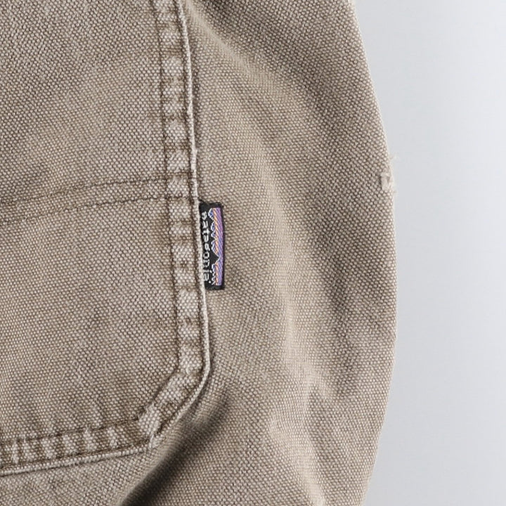 2000'S Patagonia Organic Cotton Shop Pants Regular 56337F Double Knee Duck Work Pants Men's W35 equivalent Organic cotton brown type Vintage Second Hand