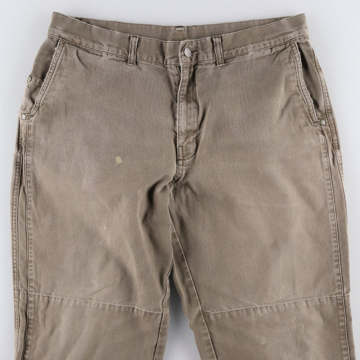 2000'S Patagonia Organic Cotton Shop Pants Regular 56337F Double Knee Duck Work Pants Men's W35 equivalent Organic cotton brown type Vintage Second Hand